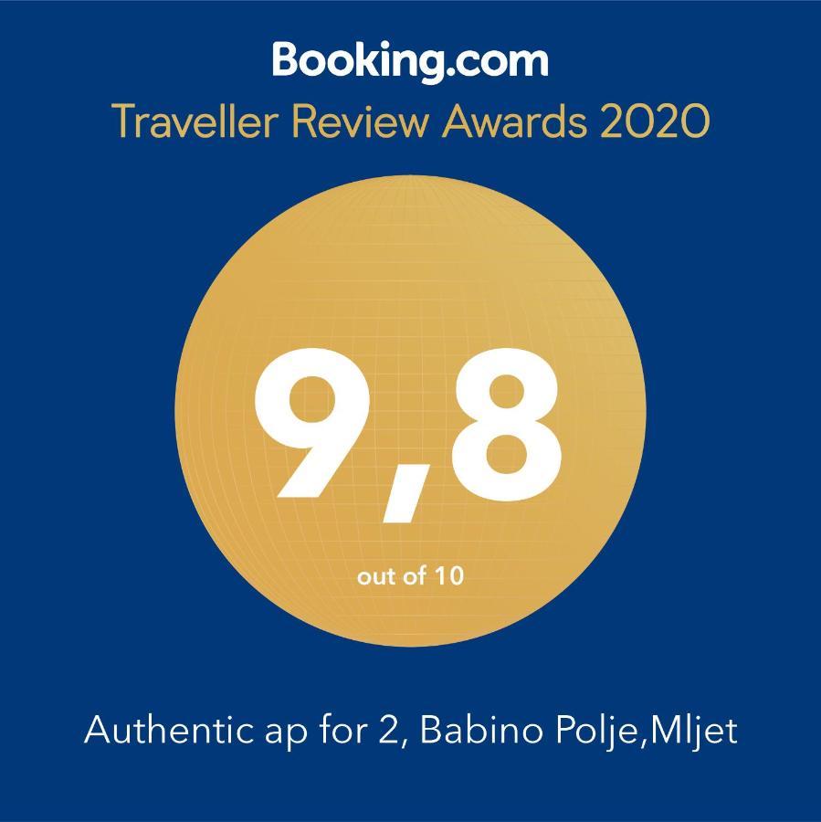 Authentic Ap For 2, Babino Polje,Mljet Apartament Zewnętrze zdjęcie